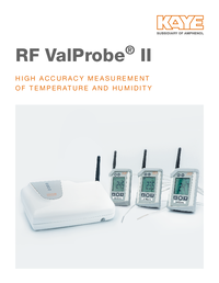Thumbnail of document Brochure - RF ValProbe II Loggers